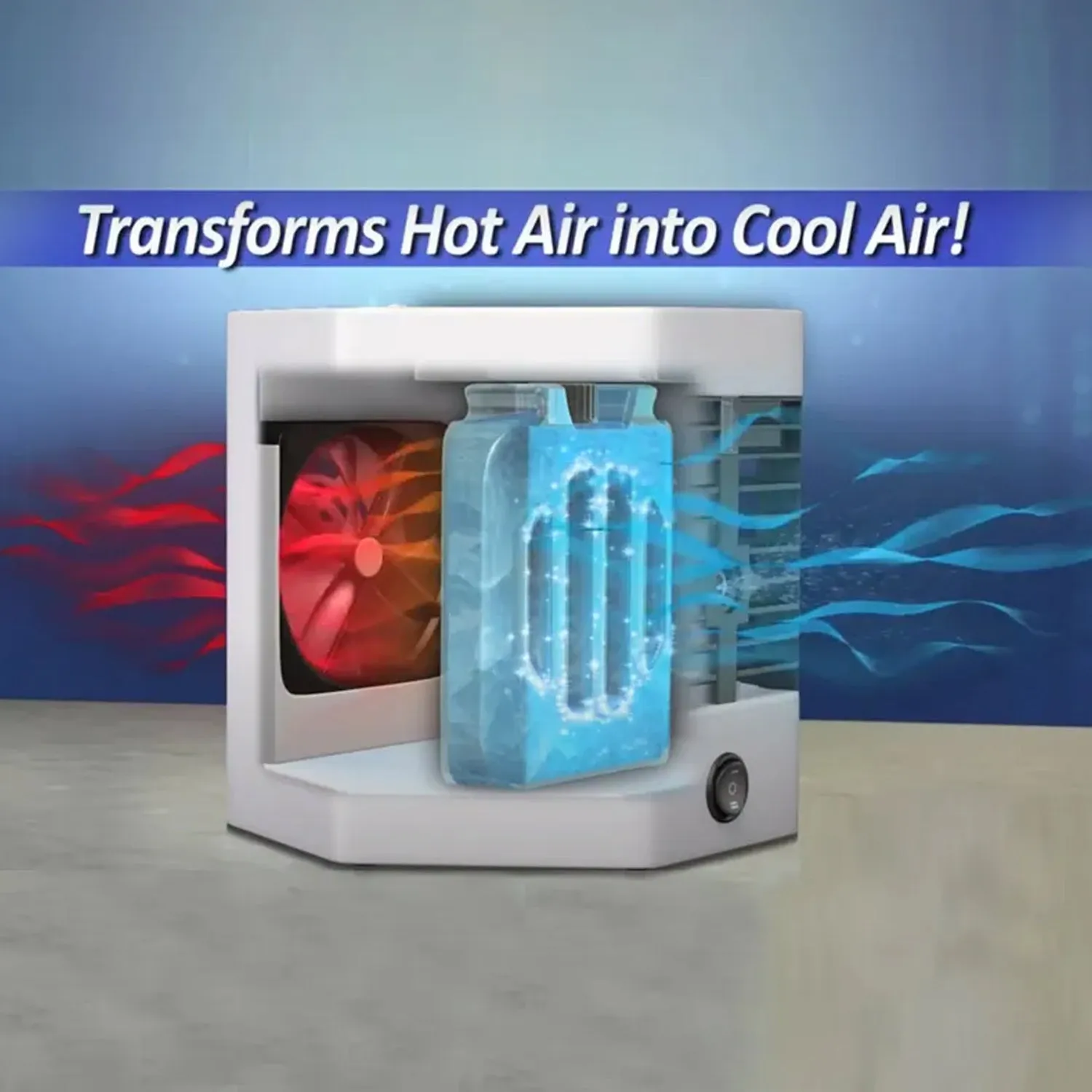 1488 Mini Air Conditioner ARCTIC COOLER Air Cooler Humidifier Mini Portable Air Cooler Fan Arctic Air Personal Space Cooler The Quick & Easy Way to Cool Any Space Air Conditioner