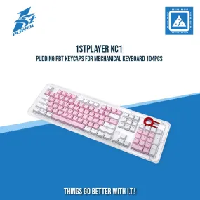 1STPLAYER KC1 PUDDING PBT KEYCAPS FOR MECHANICAL KEYBOARD 104PCS