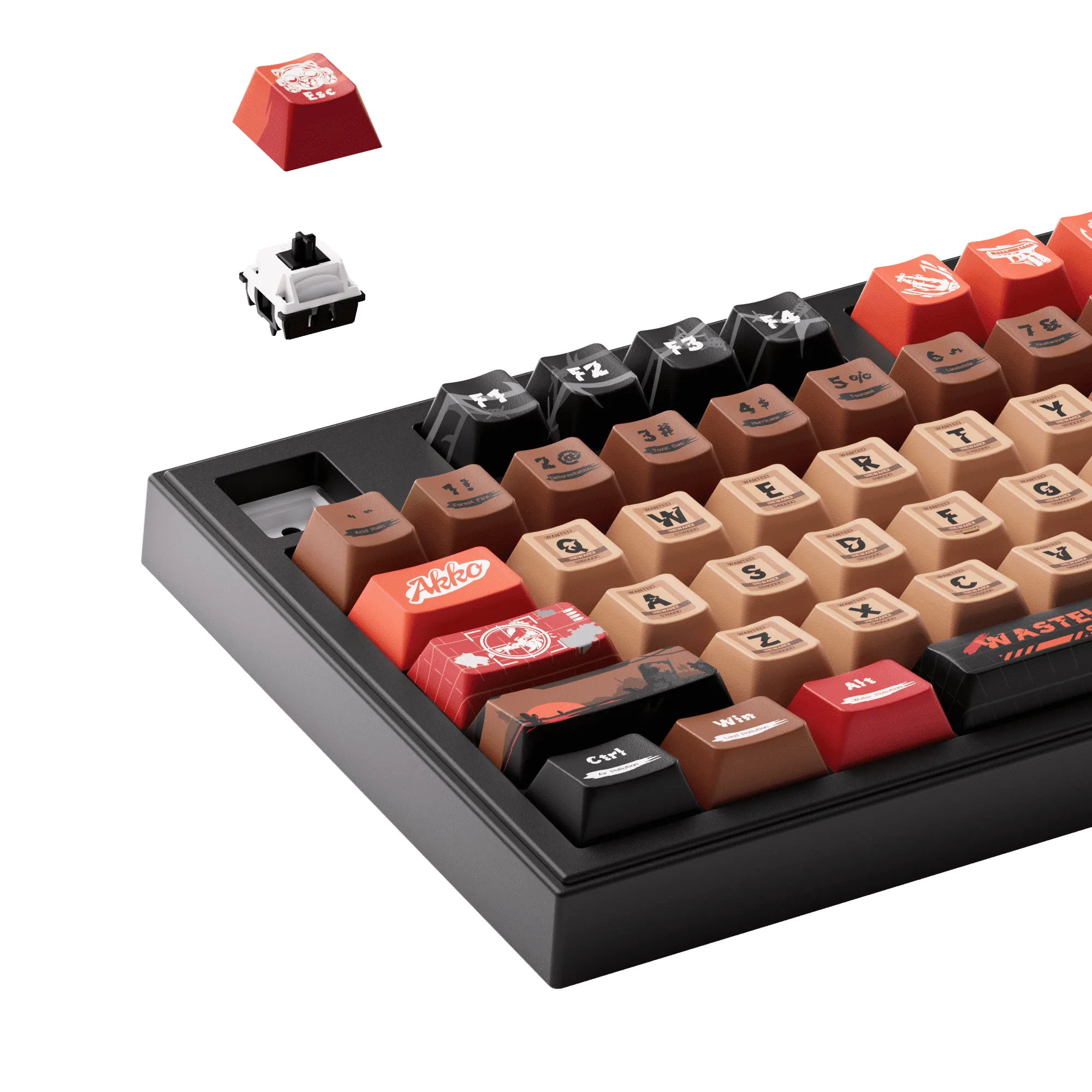 5098B Mechanical Keyboard with Screen