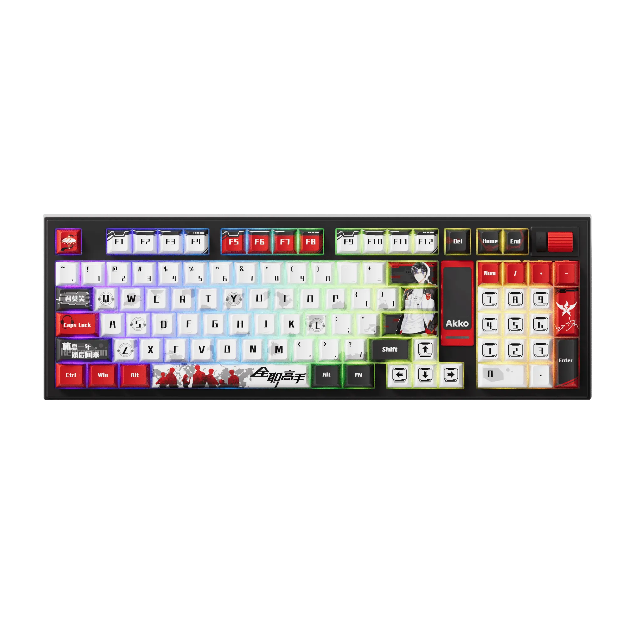 5098B Mechanical Keyboard with Screen