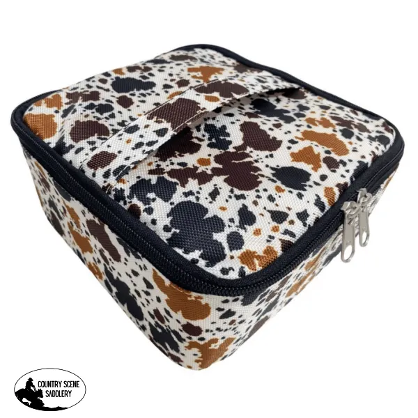 78218 Showman ® Cow Print Nylon Cosmetic Case