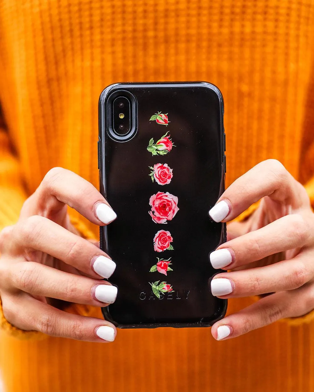 Accept the Rose | Blooming Red Rose Floral Case