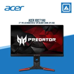 ACER XB271HU 27" IPS LED MONITOR W/ SPK WLMNT (HDMI, DP, USB)