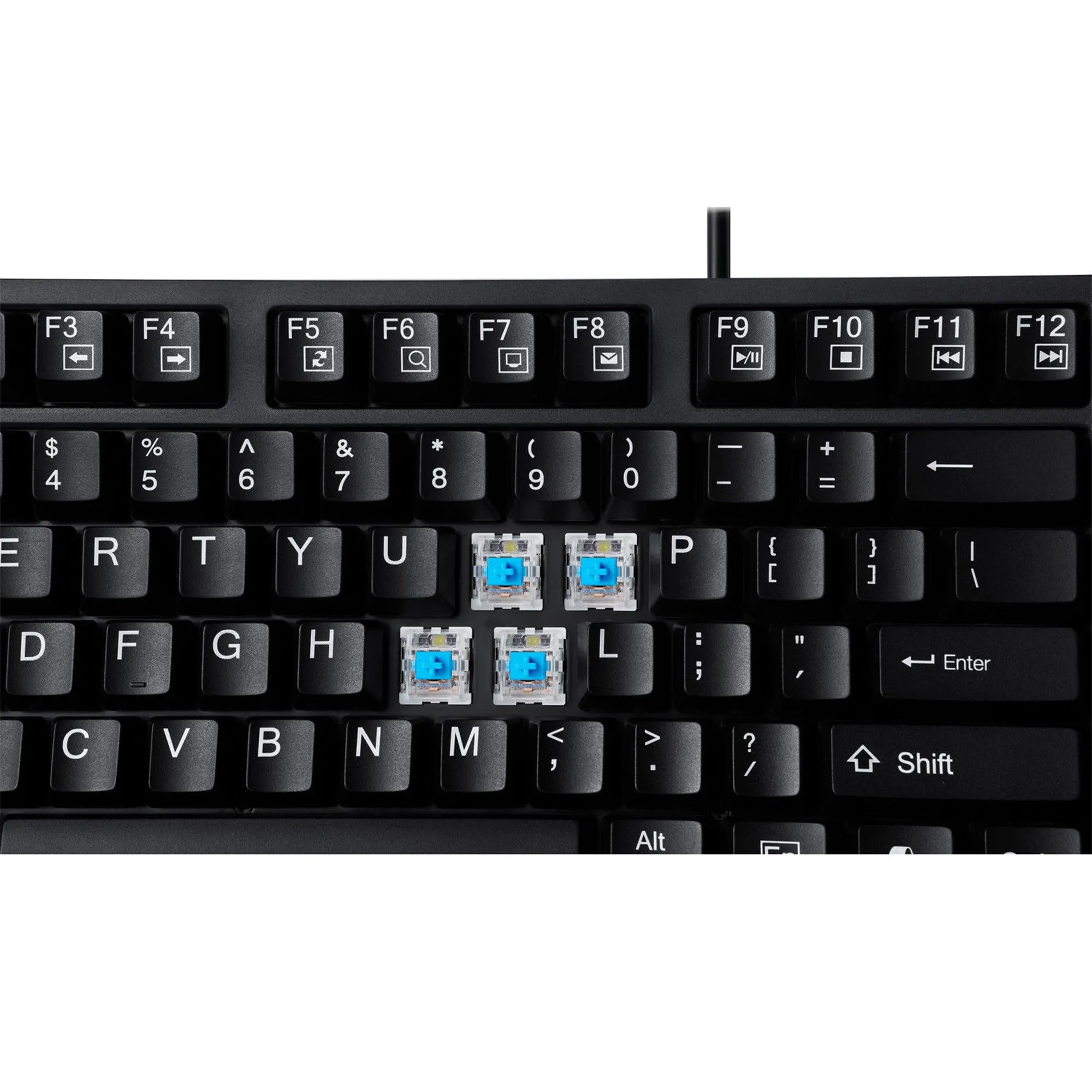 Adesso Multi OS Extra Large Print Desktop Mechanical keyboard - 15-12854