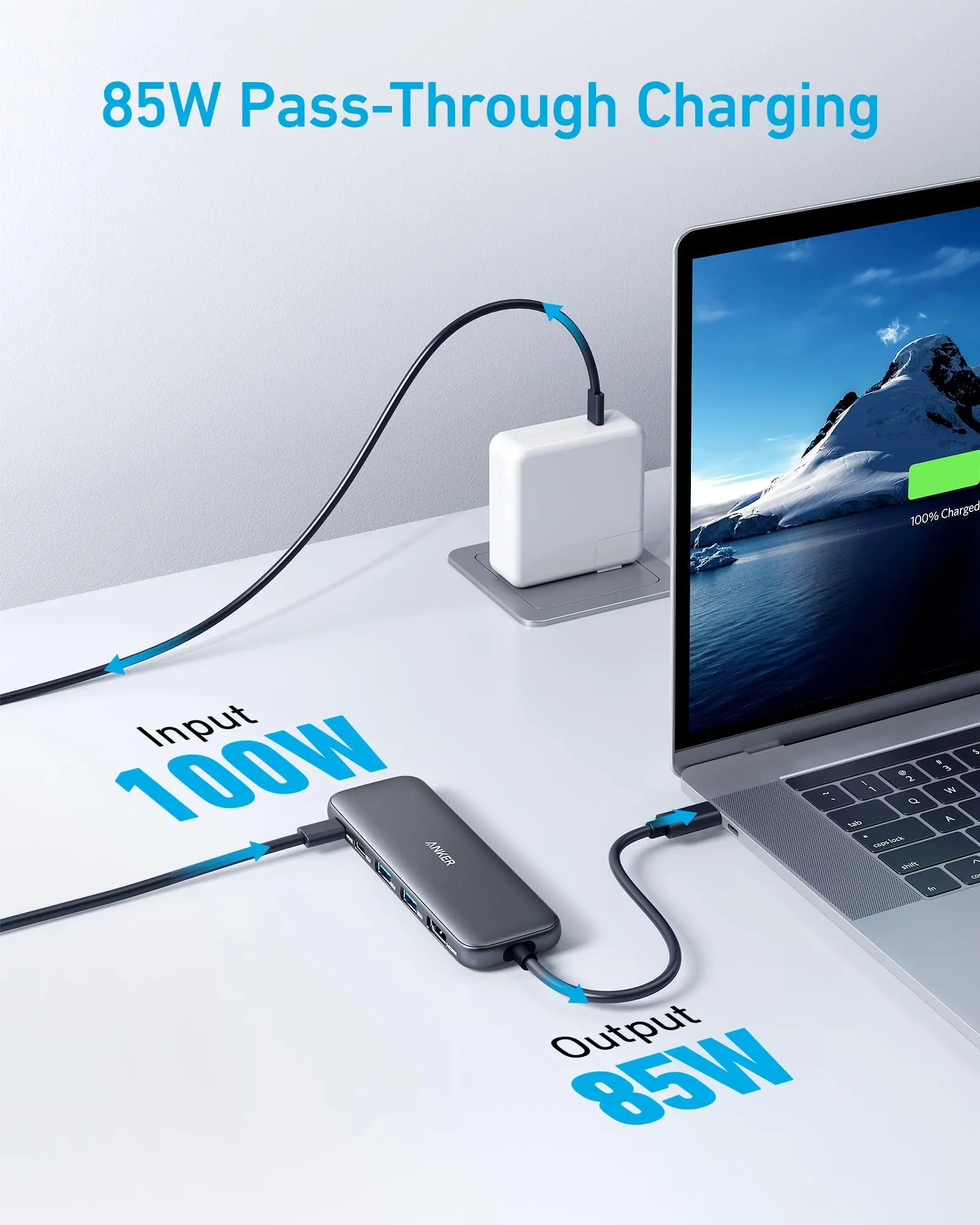 Anker 332 USB-C Hub (5-in-1) -Black