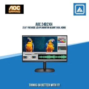 AOC 24B2XH 23.8" FHD WIDE LED IPS MONITOR WLMNT (VGA, HDMI)