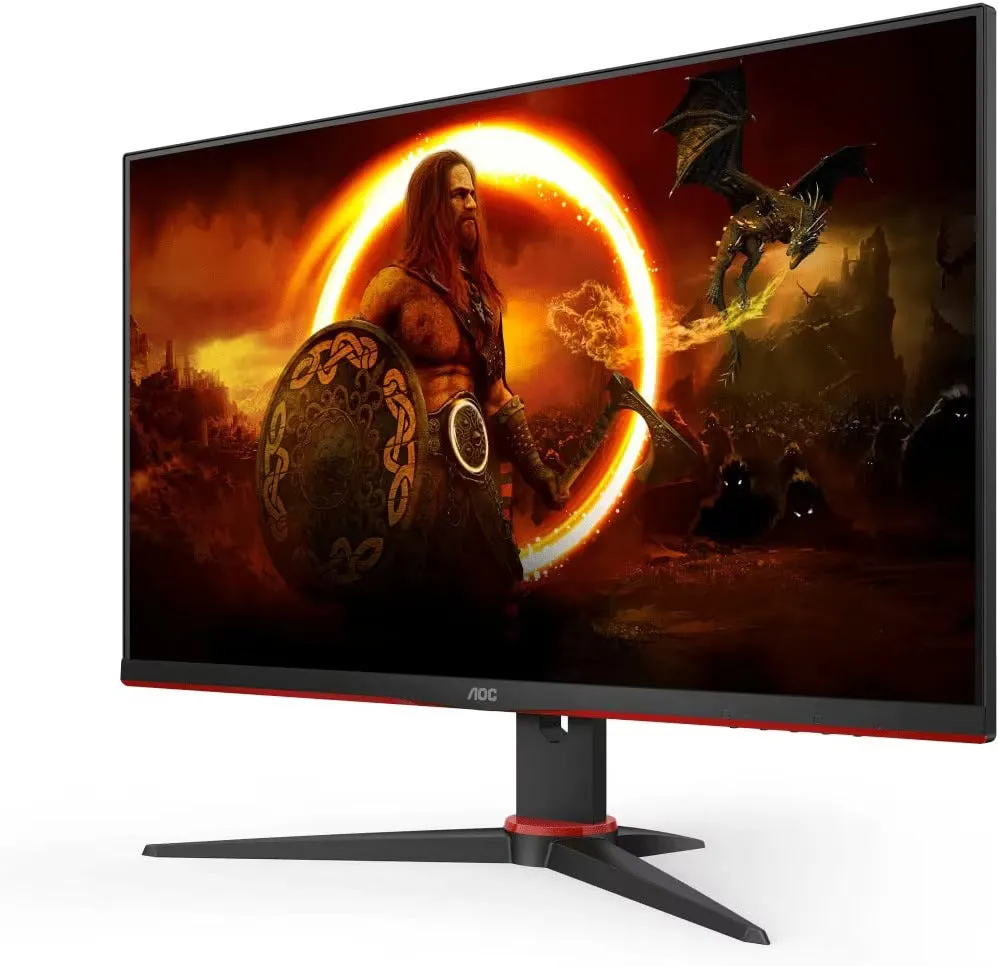 AOC 24" Gaming Monitor Full HD 165Hz, IPS, AMD FreeSync Premium, Speakers, HDMI, DP, 1920 x 1080