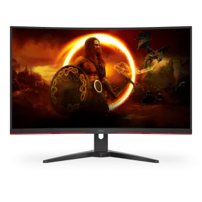 AOC 31.5" Full HD LED Curved Gaming Monitor, 0.5ms, 16:9, 80M:1-Contrast - C32G2E