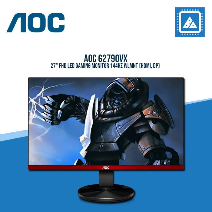 AOC G2790VX 27" FHD LED GAMING MONITOR 144HZ WLMNT (HDMI, DP)