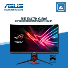 ASUS ROG STRIX XG32VQR 31.5" WQHD CURVED GAMING MONITOR WLMNT (2XHDMI, DP)