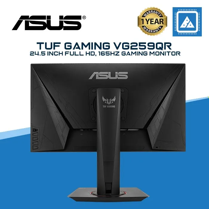 ASUS TUF VG259QR 24.5" FHD IPS LED GAMING MONITOR 165HZ 1MS W/ SPK WLMNT (2XHDMI, DP)