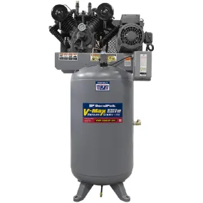 BendPak V-Max Patriot Air Compressor 7.5 HP 80-Gallon Vertical Tank - 3-Phase