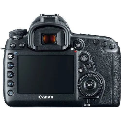 Canon EOS 5D Mark IV DSLR Camera & EF 24-105mm f/4L Is II USM Lens w/ 64GB Card Battery & Charger Backpack 3 Filters Kit