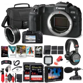 Canon EOS RP Mirrorless Digital Camera (3380C002)   4K Monitor Bundle