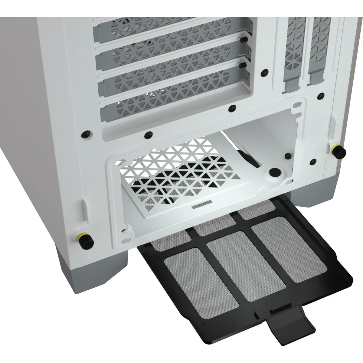 Corsair Carbide Series 4000D Airflow ATX Tempered Glass White, 2x 120mm Fans pre-installed. USB 3.0 x 2, Audio I/O. Case