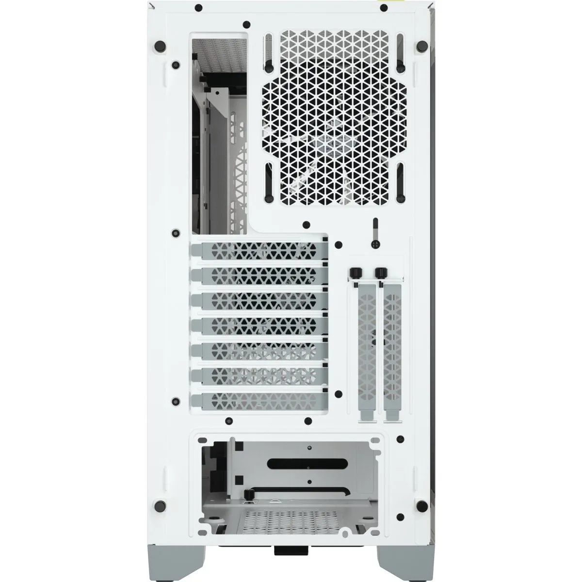 Corsair Carbide Series 4000D Airflow ATX Tempered Glass White, 2x 120mm Fans pre-installed. USB 3.0 x 2, Audio I/O. Case