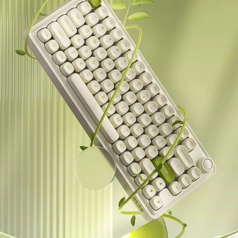 DAREU Z82Pro Sugar Cube Series Lime Three Mode Mechanical Keyboard