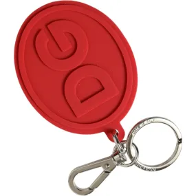 Dolce & Gabbana Elegant Red Trifold Key Holder Case