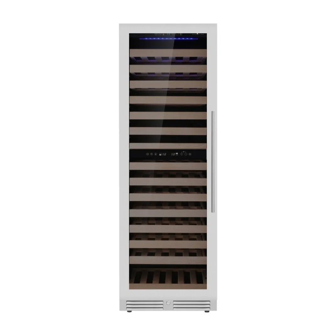 Dual Zone Upright Low-E Glass Door Large Wine Cooler