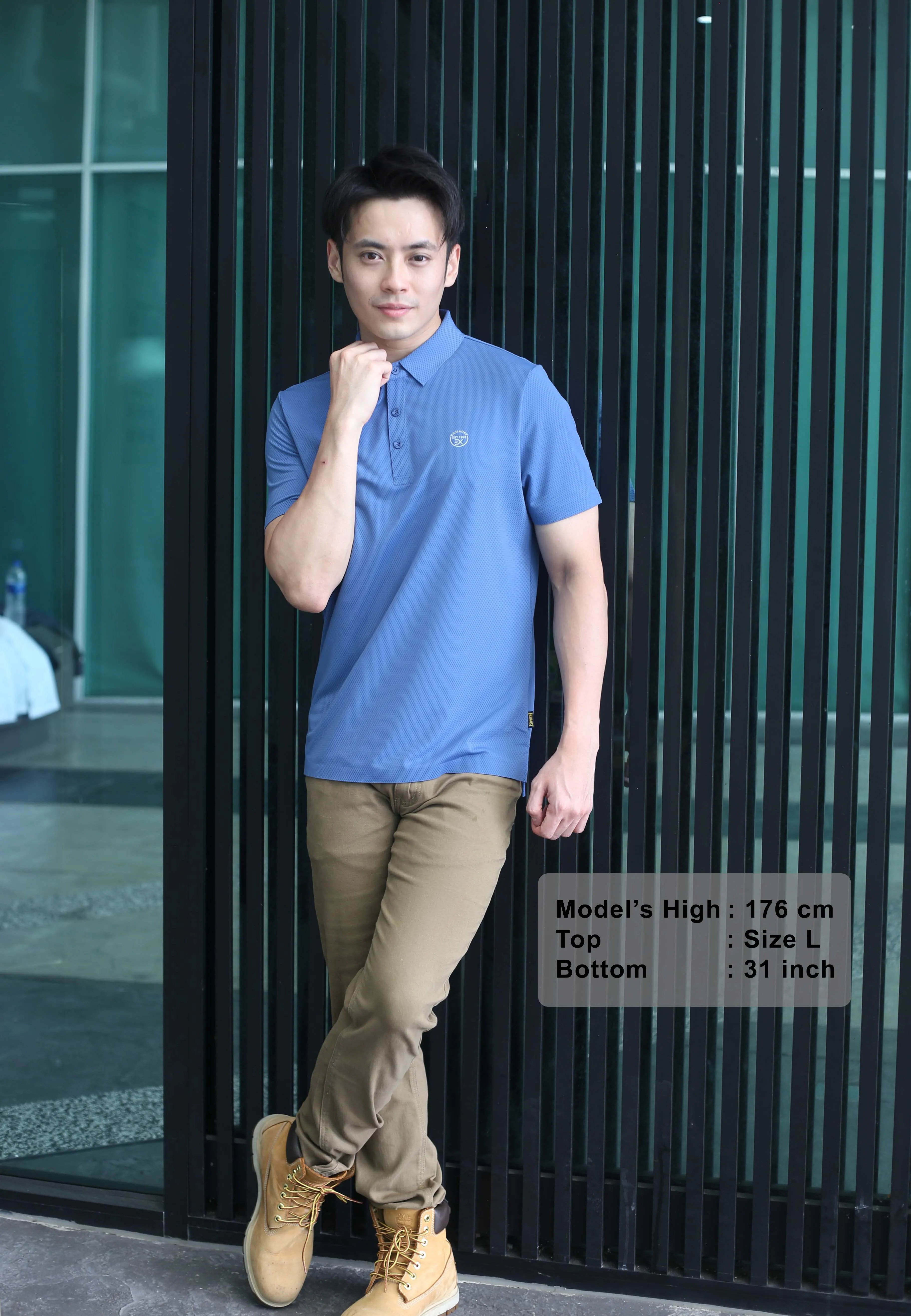 EXHAUST MENS POLO T-SHIRT [SLIM FIT] 1492