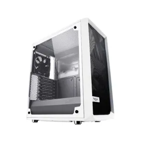 Fractal FD-CA-MESH-C-WT-TGC Meshify C White Tempered Glass Mid-Tower ATX Computer Case