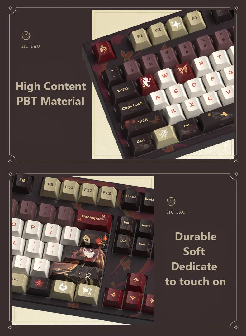 Genshin Impact - Hutao: Fragrance in Thaw Kailh Mechanical Keyboard miHoYo