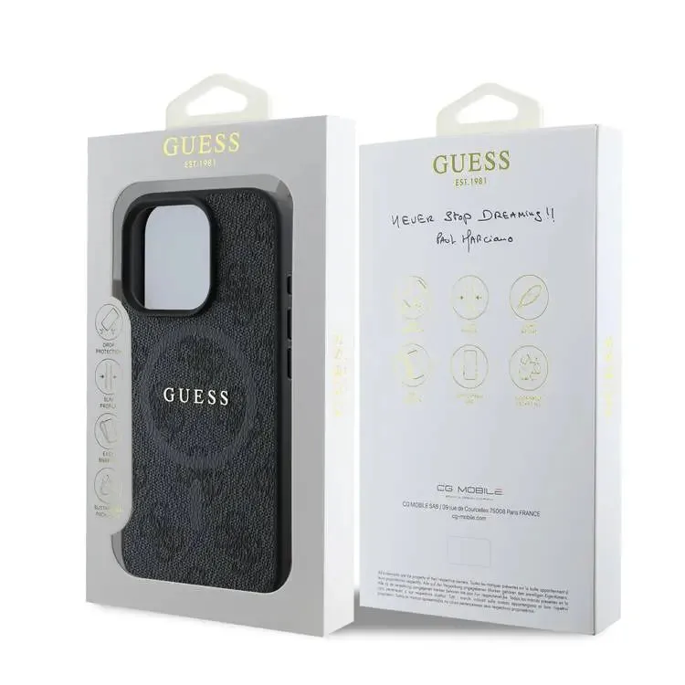 Guess Magsafe PU 4G Hard Case with Classic Logo