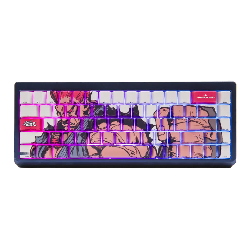 HiGround x Street Fighter - HG x SF Summit 65 Keyboard - Akuma