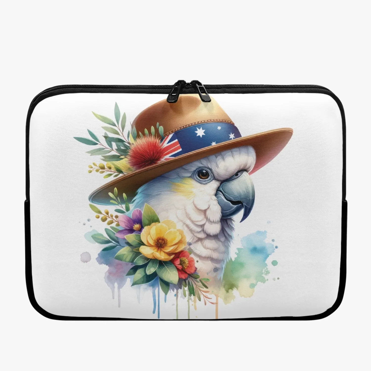 Laptop Sleeve - without handles - Australian Animals - Cockatoo