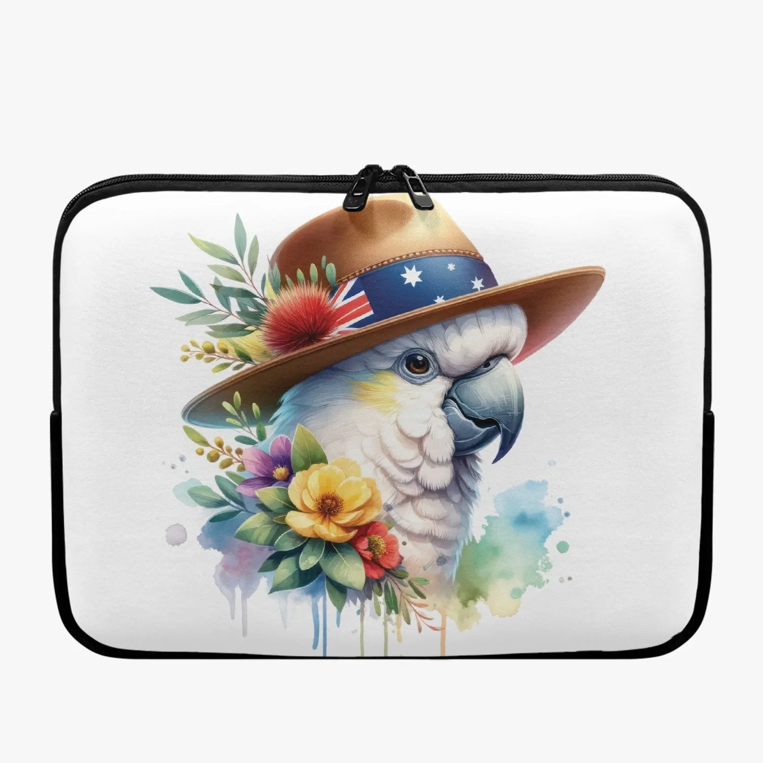 Laptop Sleeve - without handles - Australian Animals - Cockatoo