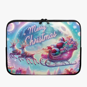 Laptop Sleeve - without handles - Christmas, Santa Sleigh