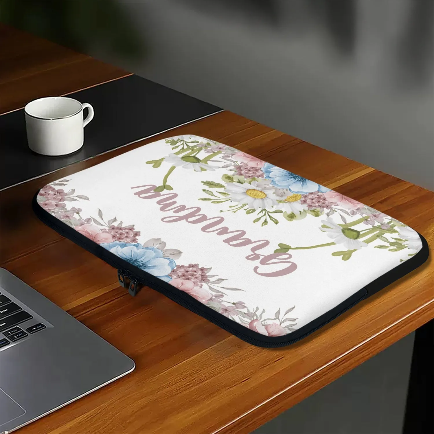 Laptop Sleeve - without handles - Floral - Grandma