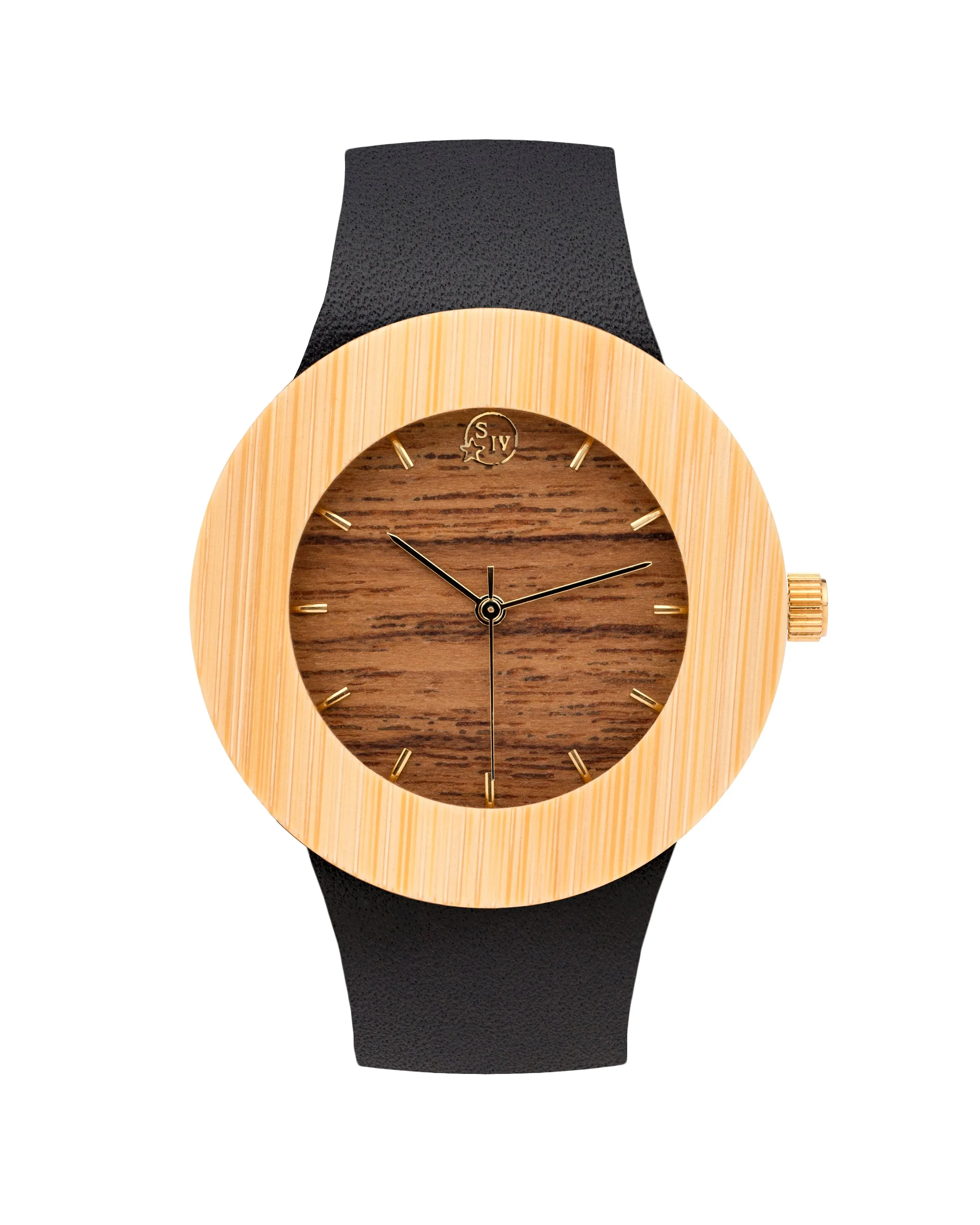 Maker's Mark Watch - Leather and Bamboo