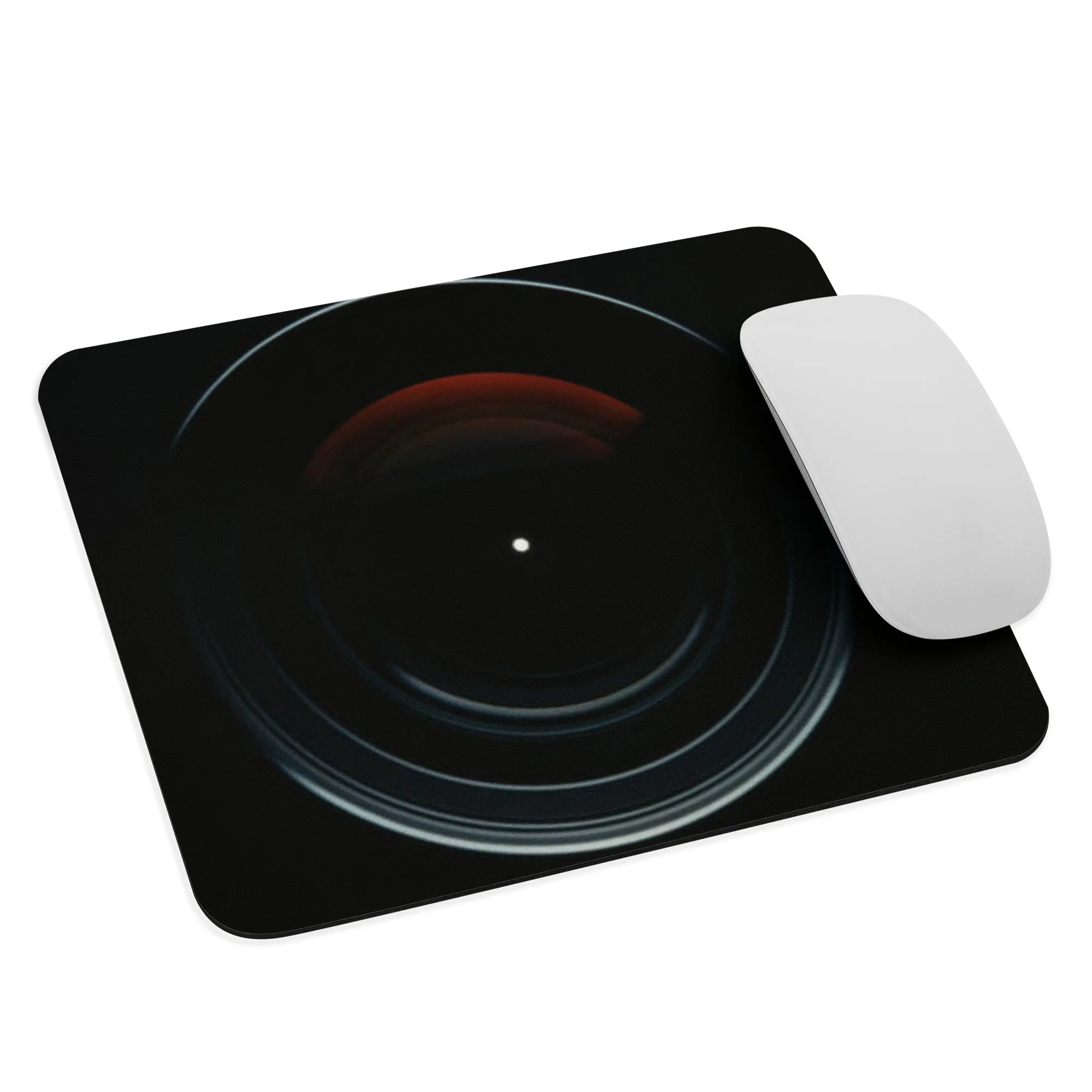 Padded Non-Slip Mousepad - Dark Lens