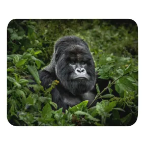 Padded Non-Slip Mousepad - Silverback Stare Down