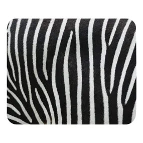 Padded Non-Slip Mousepad - Vertical Zebra Pattern