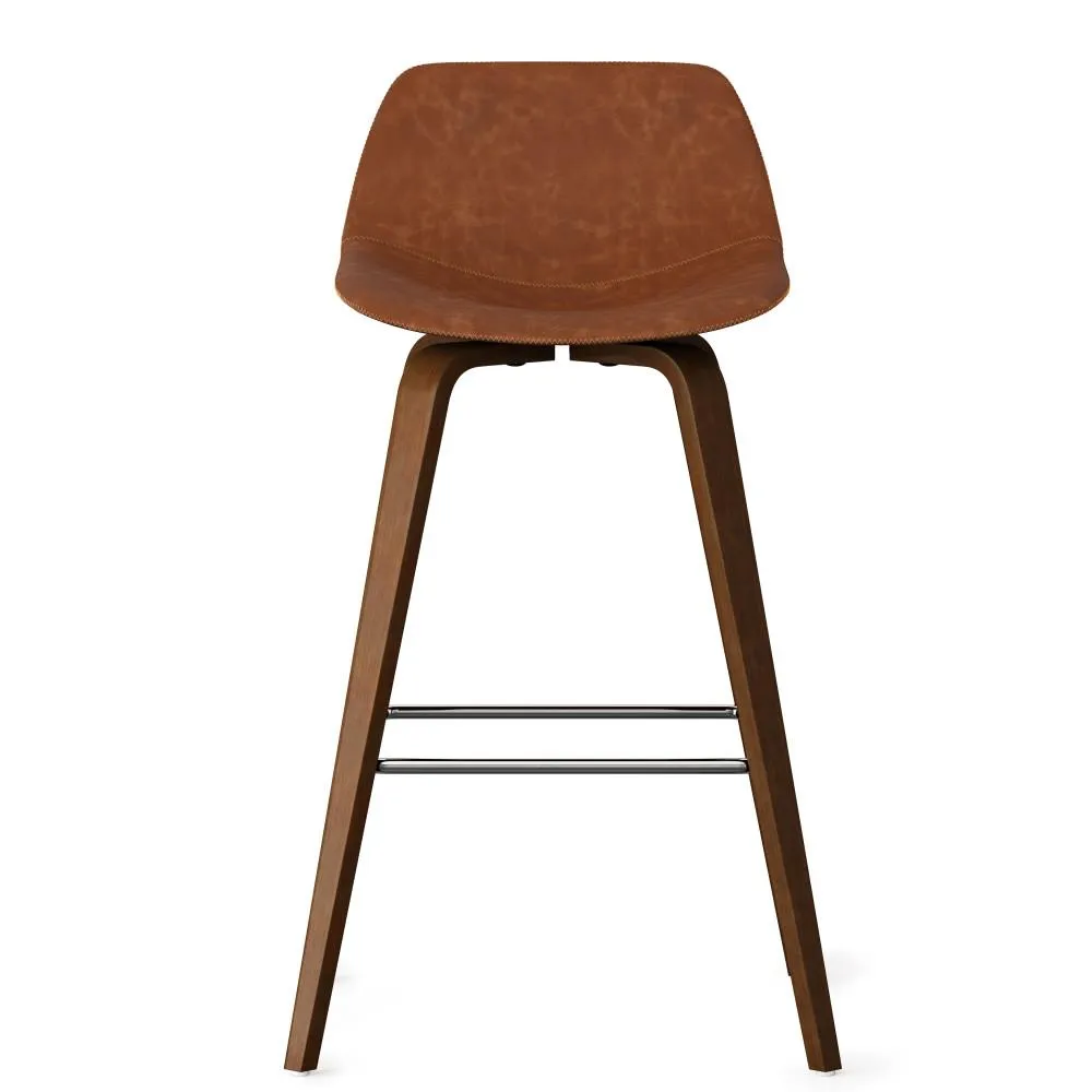 Randolph Bentwood Counter Height Stool (Set of 2) in Walnut Leg Color