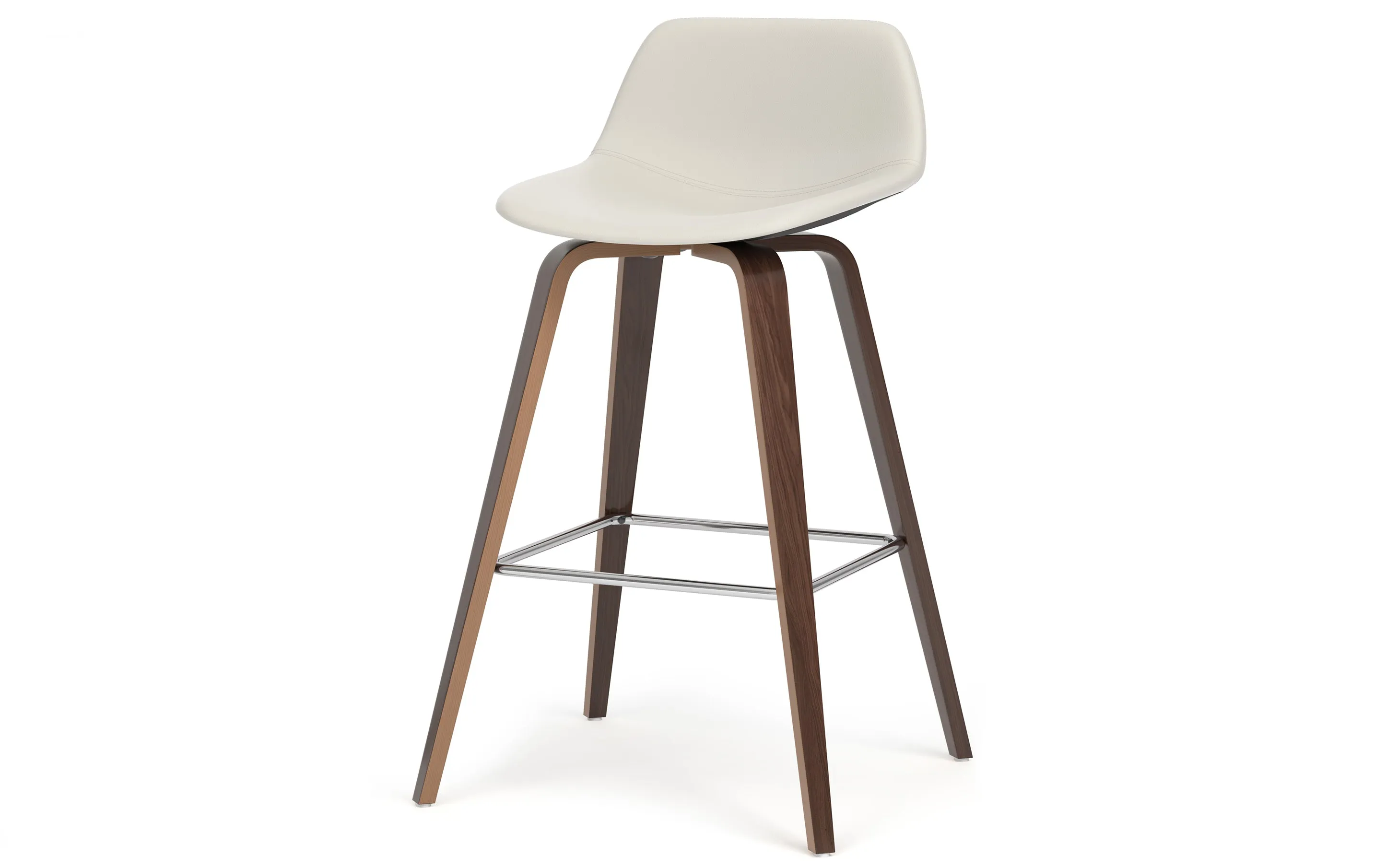 Randolph Bentwood Counter Height Stool (Set of 2) in Walnut Leg Color