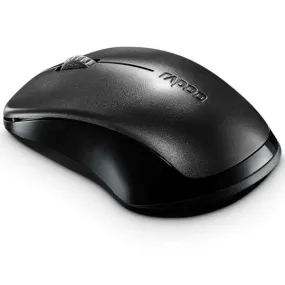 Rapoo 1620 Wireless USB Optical Mouse Black