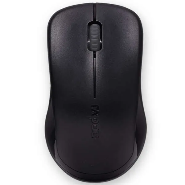 Rapoo 1620 Wireless USB Optical Mouse Black