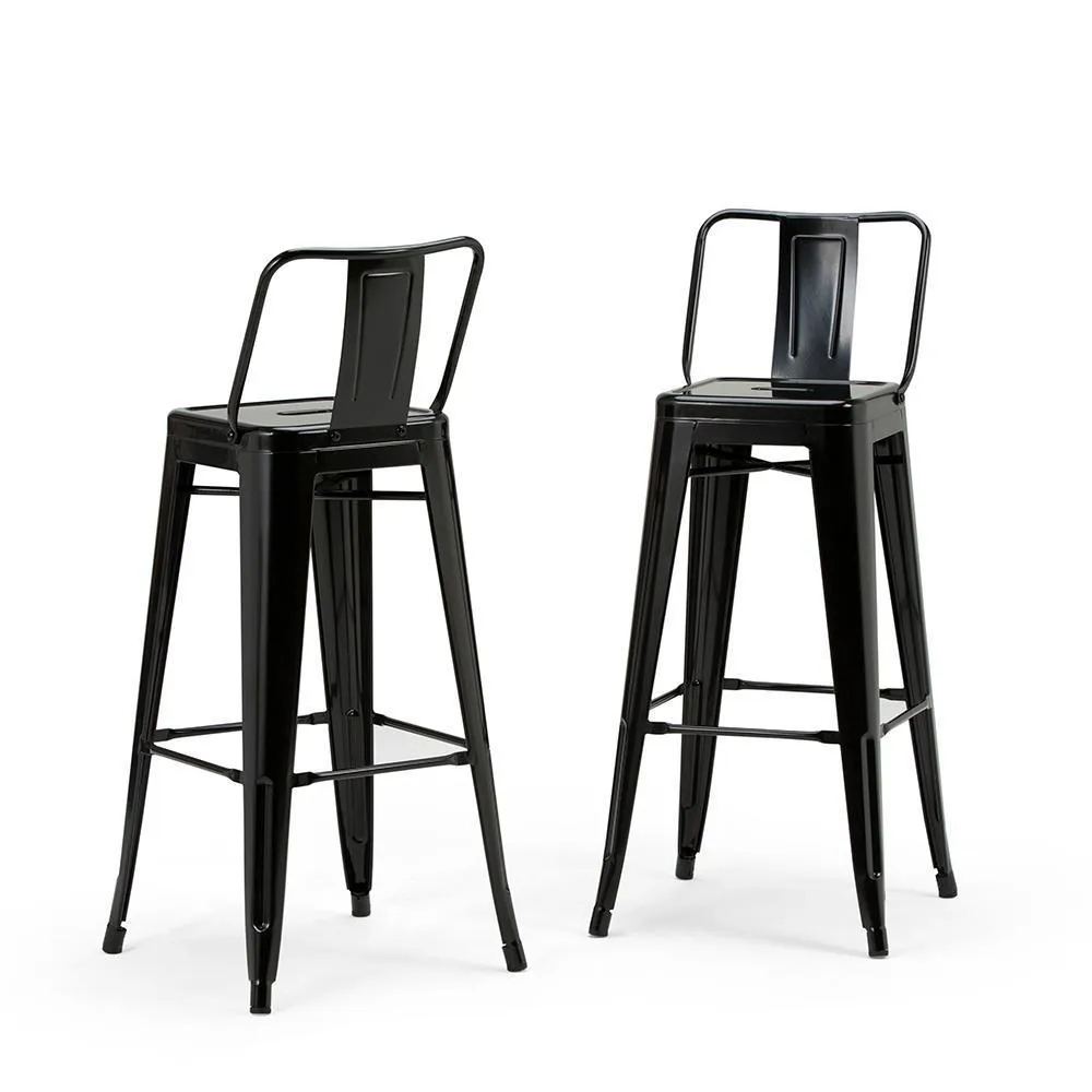 Rayne 30 inch Metal Bar Stool (Set of 2)