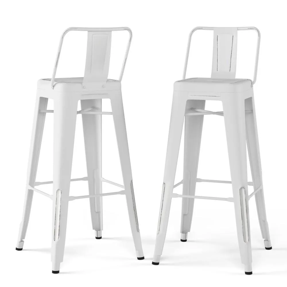 Rayne 30 inch Metal Bar Stool (Set of 2)