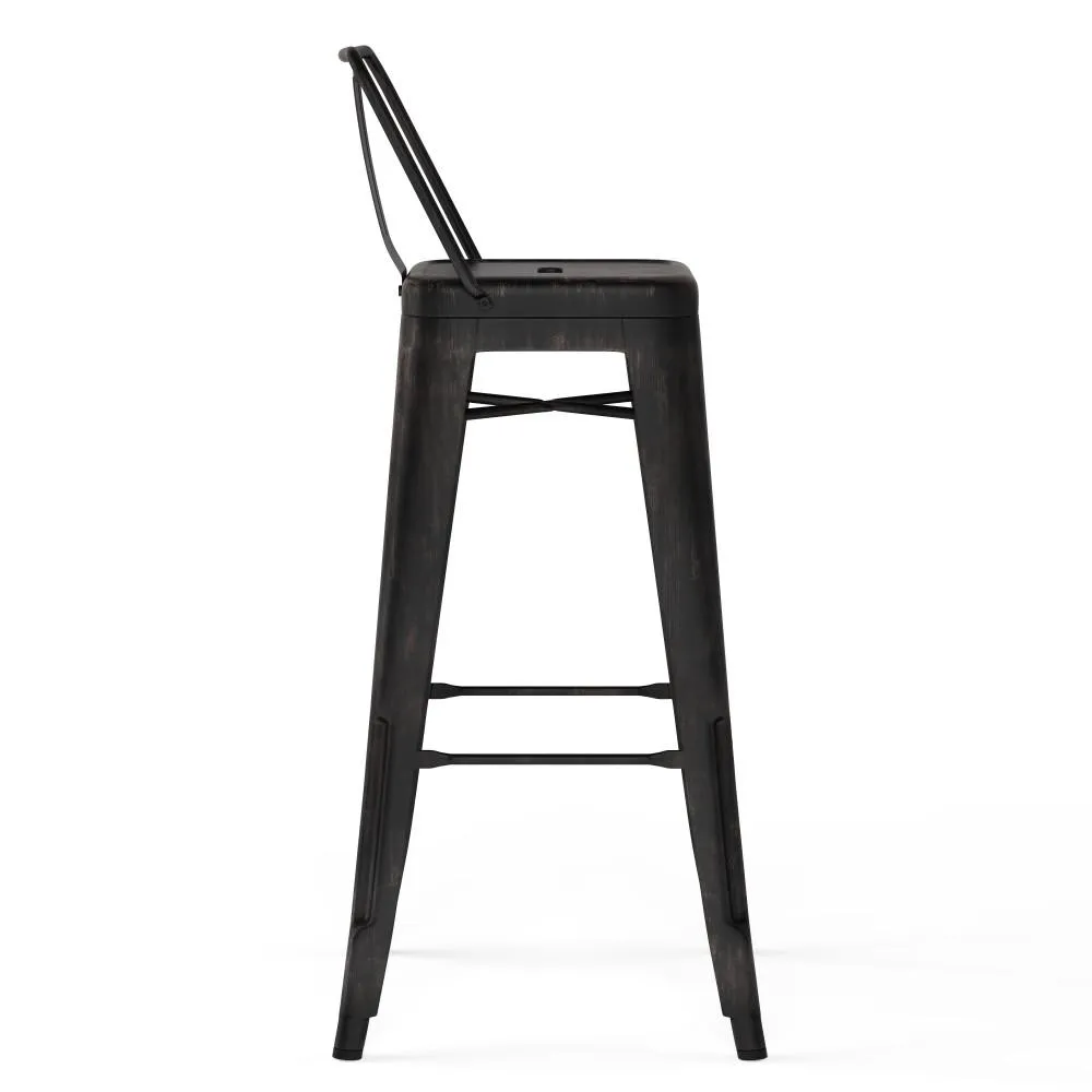 Rayne 30 inch Metal Bar Stool (Set of 2)