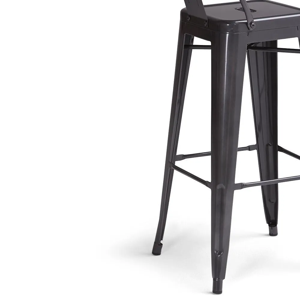 Rayne 30 inch Metal Bar Stool (Set of 2)