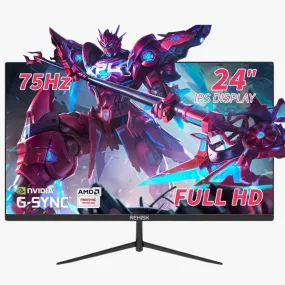 Rehisk 24Inch 75Hz Full HD 1080P Computer Monitor-241KV1