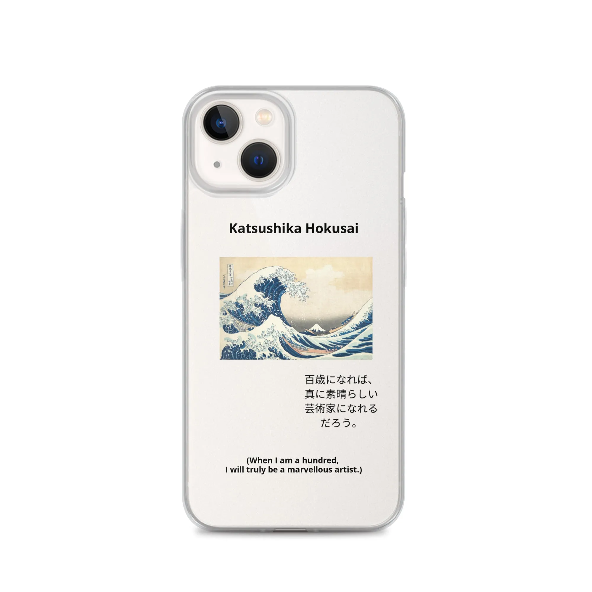 The Great Wave off Kanagawa Clear iPhone® Case