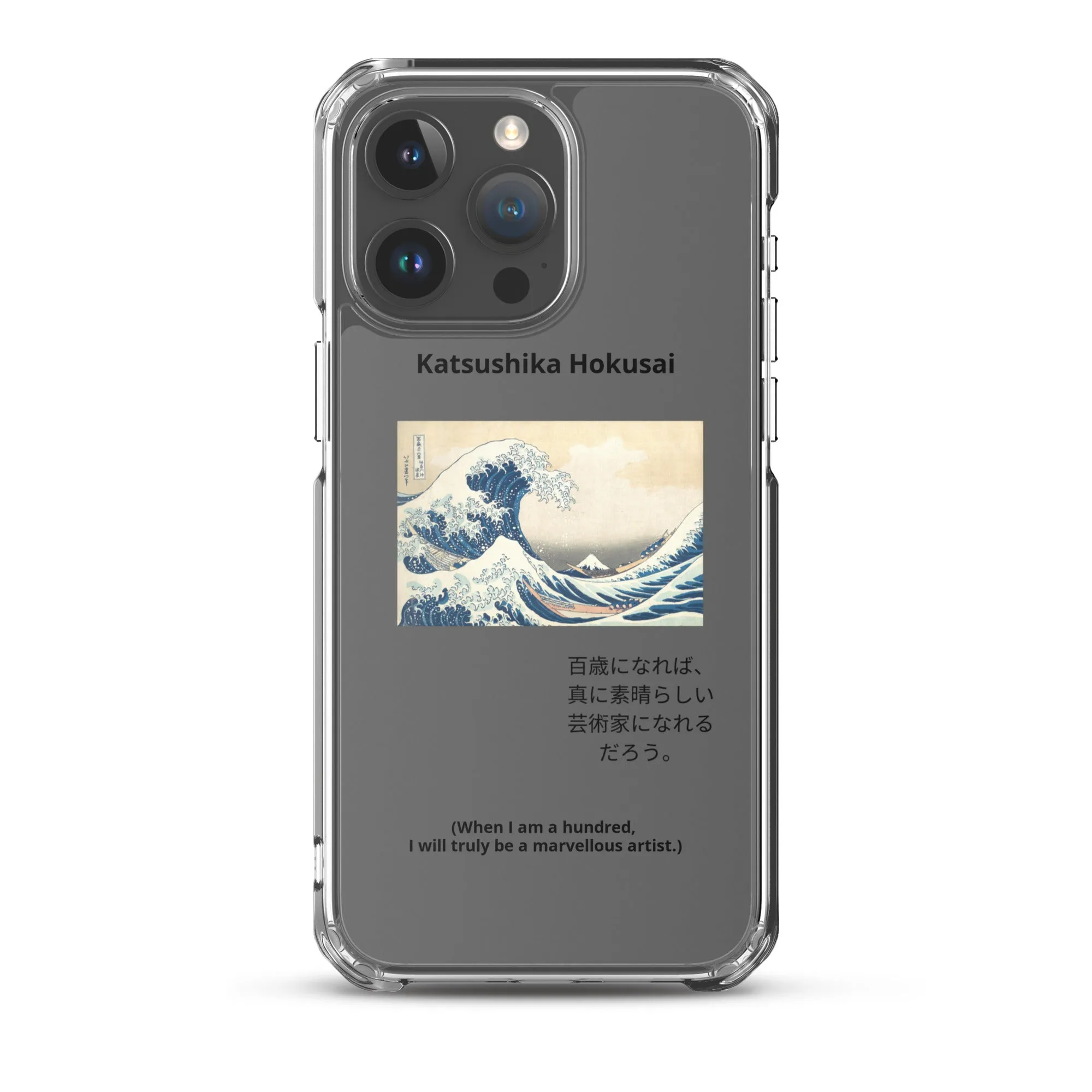 The Great Wave off Kanagawa Clear iPhone® Case