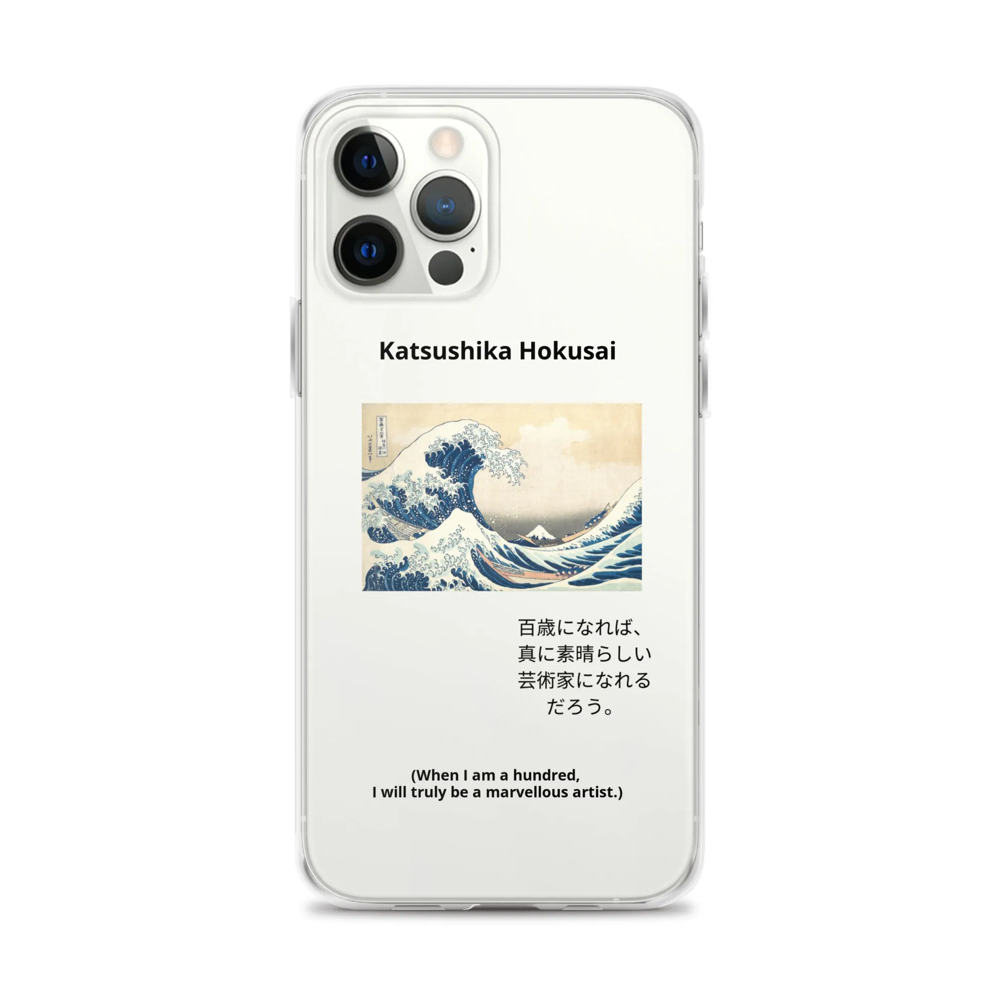 The Great Wave off Kanagawa Clear iPhone® Case