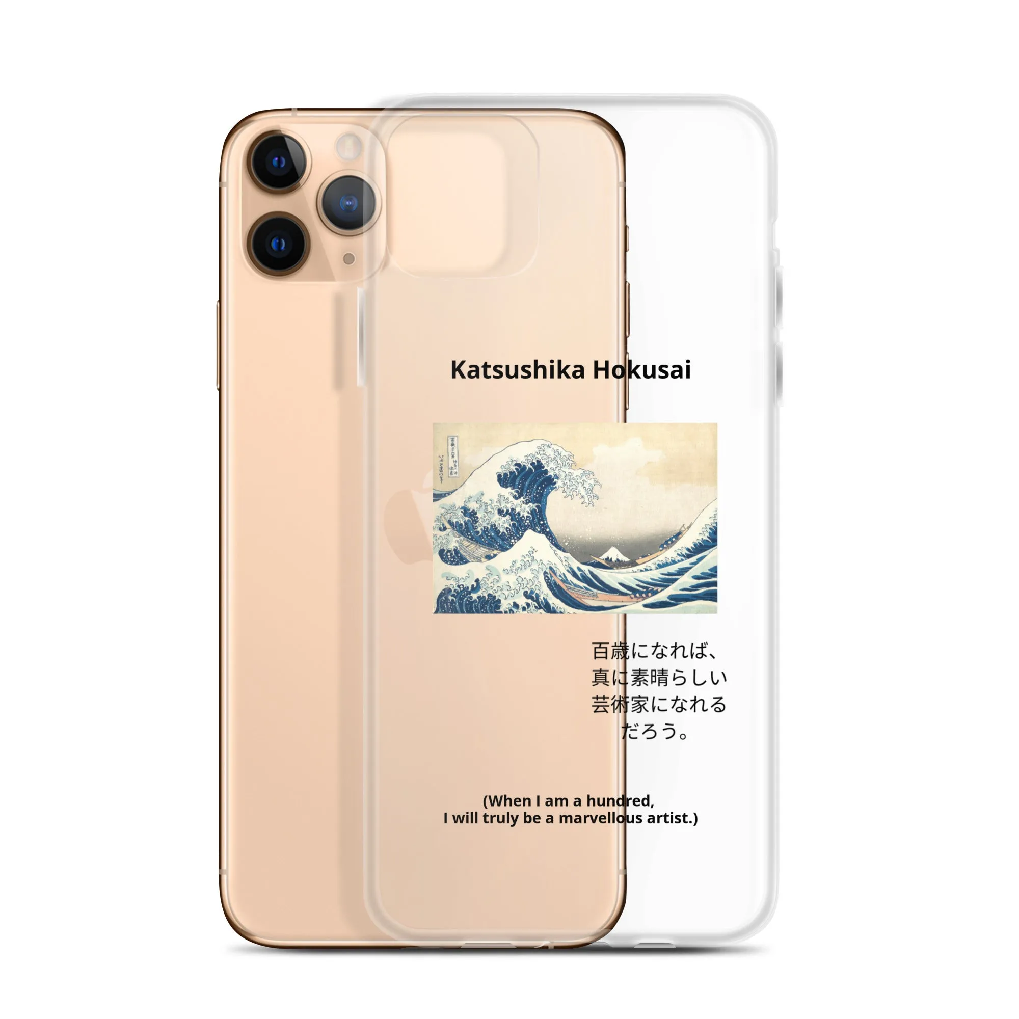 The Great Wave off Kanagawa Clear iPhone® Case