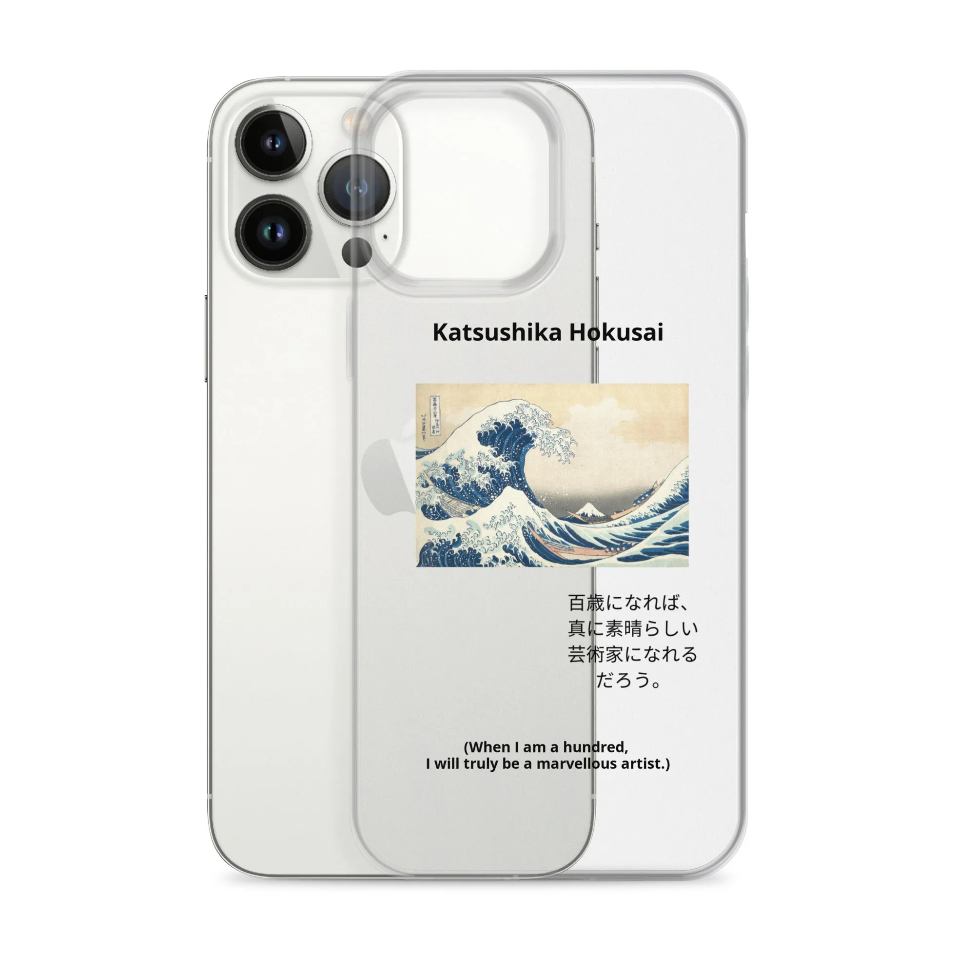 The Great Wave off Kanagawa Clear iPhone® Case